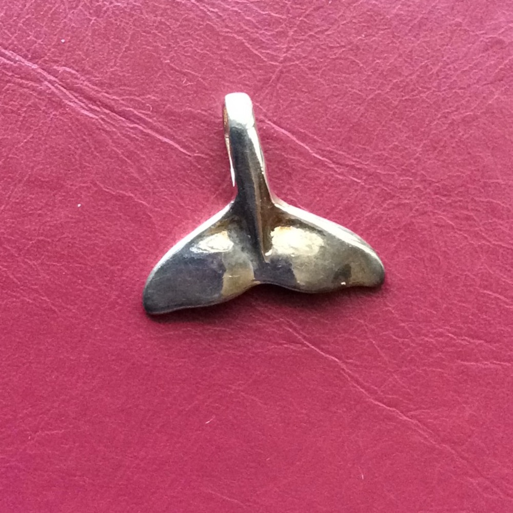 Whale tail pendant